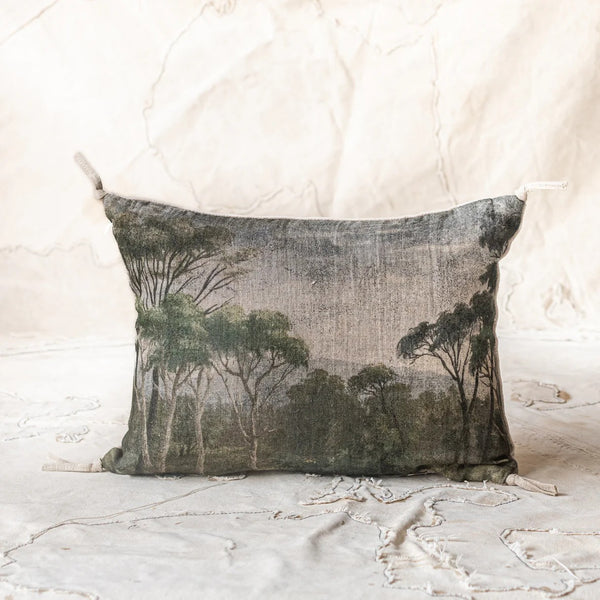 Manosque Cushion (25x30cm) by The Lost and Found Department. Australian Art Prints and Homewares. Green Door Decor. www.greendoordecor.com.au