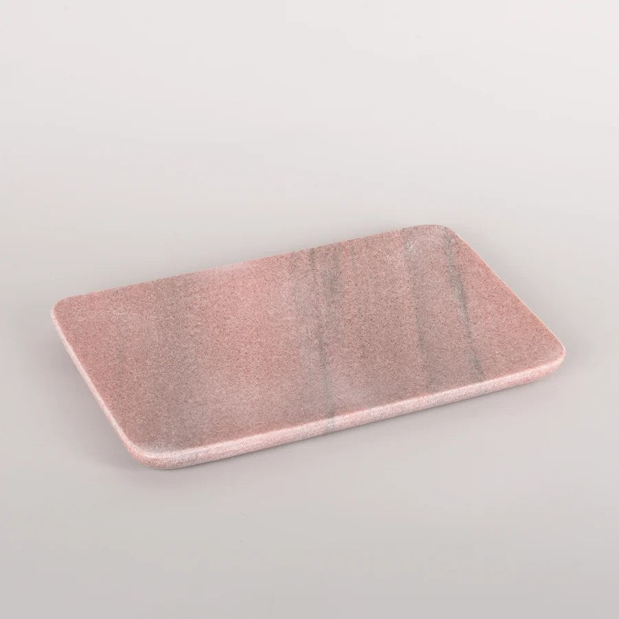 Marble Tray with Rounded Edge | Pink by New Direction Imports. Australian Art Prints, Gifts, Fashion and Homewares. Green Door Decor. www.greendoordecor.com.au