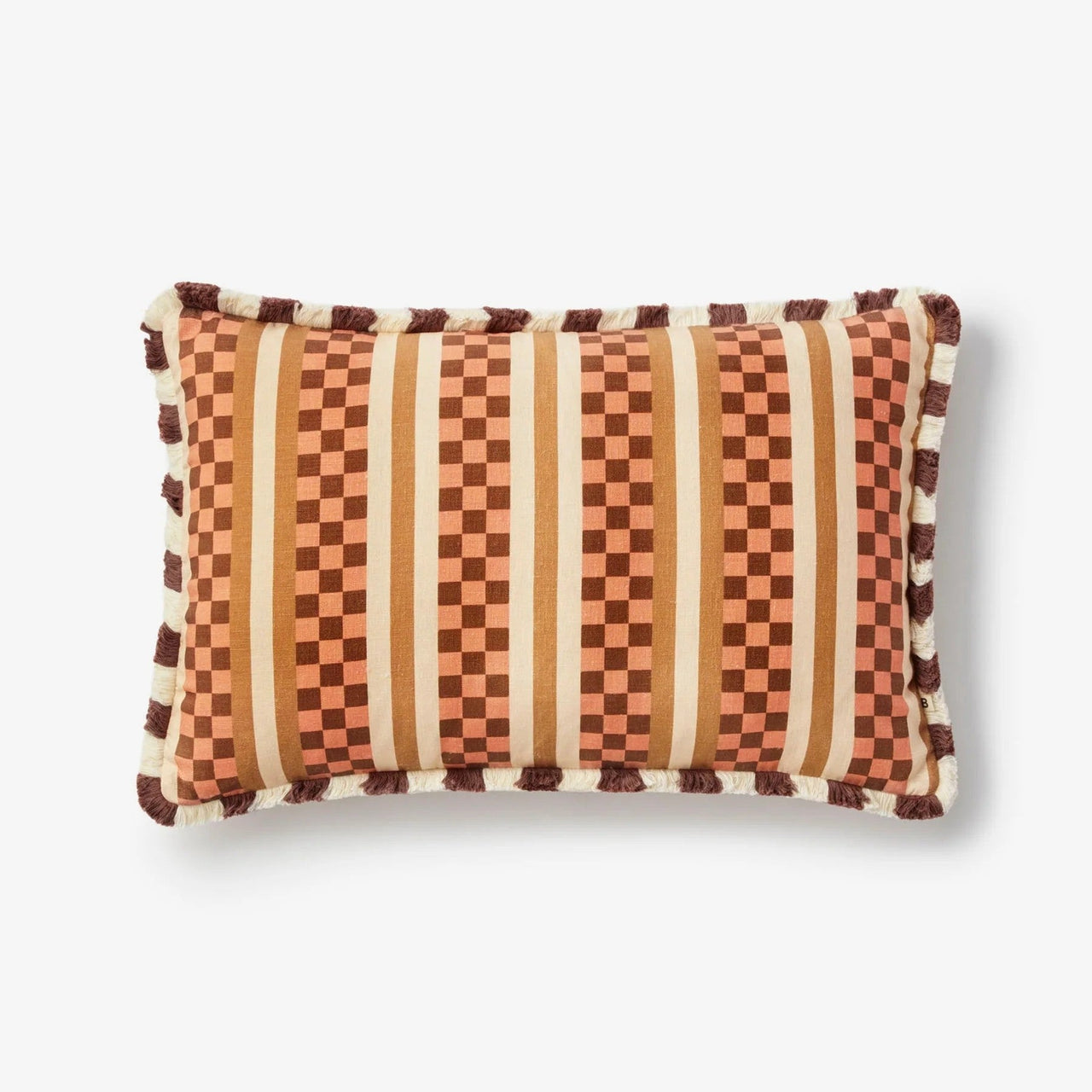 Cushion (60x40cm) | Marco Tile Terracotta by Bonnie and Neil. Australian Art Prints and Homewares. Green Door Decor. www.greendoordecor.com.au