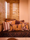 Linen Cushion (50cm) | Marigold Amber by Bonnie and Neil. Australian Art Prints, Gifts, Fashion and Homewares. Green Door Decor. www.greendoordecor.com.au