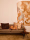 Linen Cushion (60x40cm) | Marigold Amber by Bonnie and Neil. Australian Art Prints, Fashion and Homewares. Green Door Decor. www.greendoordecor.com.au