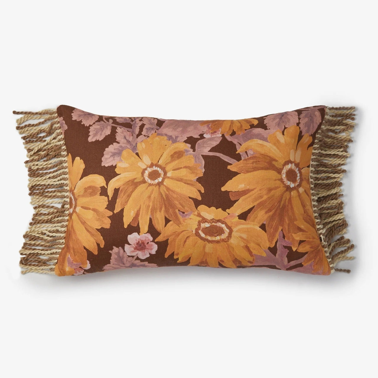 Linen Cushion (60x40cm) | Marigold Amber by Bonnie and Neil. Australian Art Prints, Fashion and Homewares. Green Door Decor. www.greendoordecor.com.au