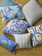 Linen Cushion (60x40cm) | Marigold Blue by Bonnie and Neil. Australian Art Prints, Fashion and Homewares. Green Door Decor. www.greendoordecor.com.au