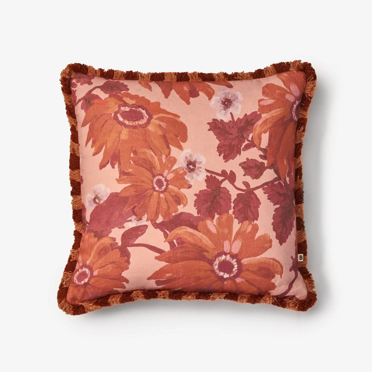 Linen Cushion (50cm) | Marigold Rose by Bonnie and Neil. Australian Art Prints, Fashion and Homewares. Green Door Decor. www.greendoordecor.com.au
