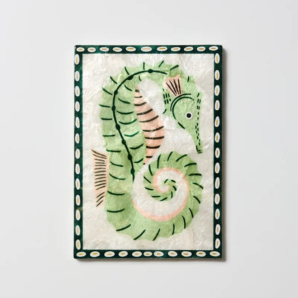 Mariner Wall Art | Seahorse by Jones and Co. Australian Art Prints, Gifts, Fashion and Homewares. Green Door Decor. www.greendoordecor.com.au