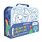 Markerific Jr. | Colour Me Carry Case | Dancing Dinosaurs by Lake Press. Australian Art Prints, Gifts, Fashion and Homewares. Green Door Decor. www.greendoordecor.com.au