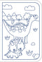 Markerific Jr. | Colour Me Carry Case | Dancing Dinosaurs by Lake Press. Australian Art Prints, Gifts, Fashion and Homewares. Green Door Decor. www.greendoordecor.com.au