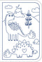 Markerific Jr. | Colour Me Carry Case | Dancing Dinosaurs by Lake Press. Australian Art Prints, Gifts, Fashion and Homewares. Green Door Decor. www.greendoordecor.com.au