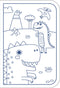 Markerific Jr. | Colour Me Carry Case | Dancing Dinosaurs by Lake Press. Australian Art Prints, Gifts, Fashion and Homewares. Green Door Decor. www.greendoordecor.com.au