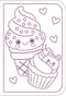 Markerific Jr. | Colour Me Carry Case | Sweet Treats by Lake Press. Australian Art Prints, Gifts, Fashion and Homewares. Green Door Decor. www.greendoordecor.com.au
