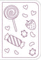 Markerific Jr. | Colour Me Carry Case | Sweet Treats by Lake Press. Australian Art Prints, Gifts, Fashion and Homewares. Green Door Decor. www.greendoordecor.com.au