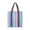 Market Bag | Choc Blue Stripe by Kollab. Australian Art Prints and Homewares. Green Door Decor. www.greendoordecor.com.au