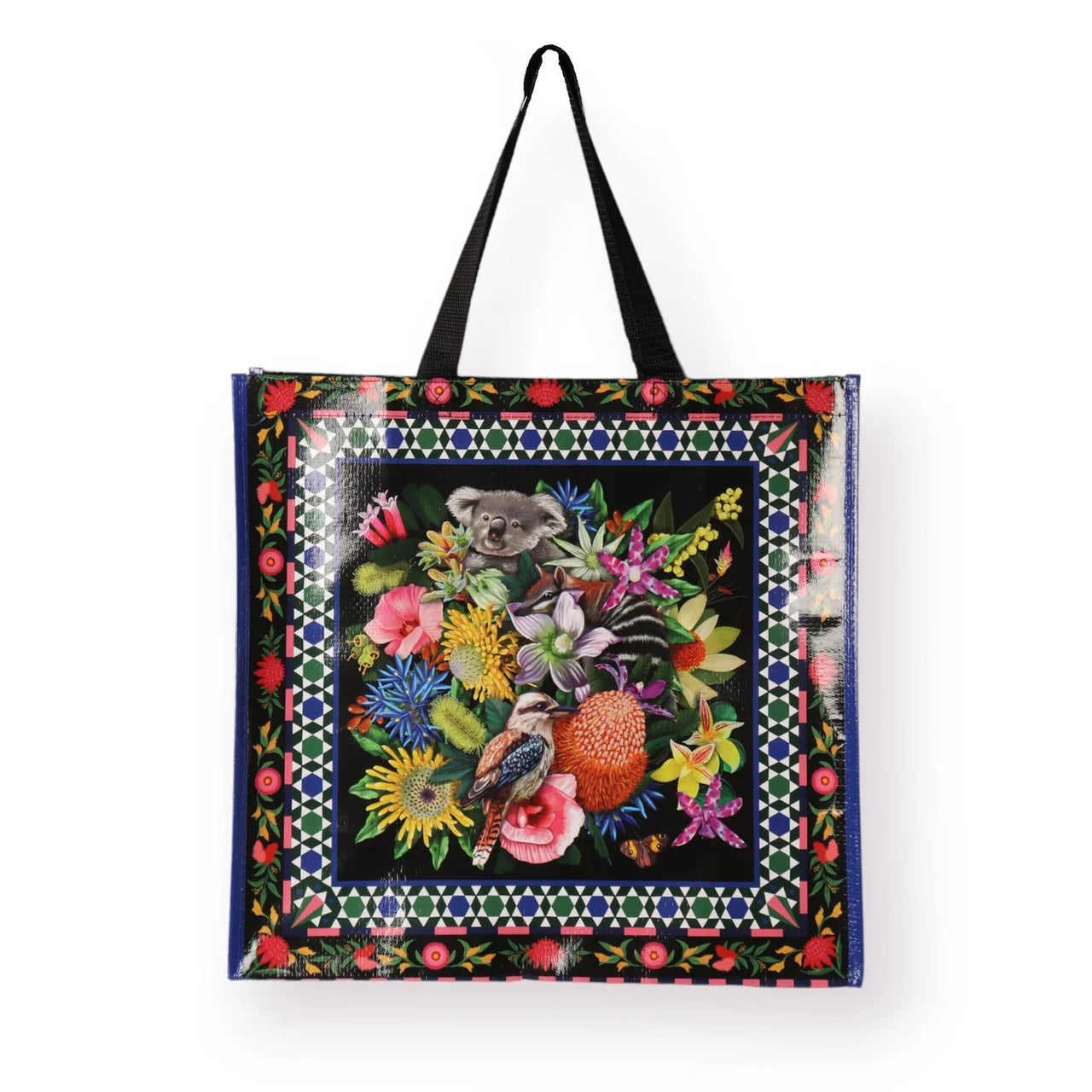 Market Bag | Good Evening by La La Land. Australian Art Prints and Homewares. Green Door Decor. www.greendoordecor.com.au