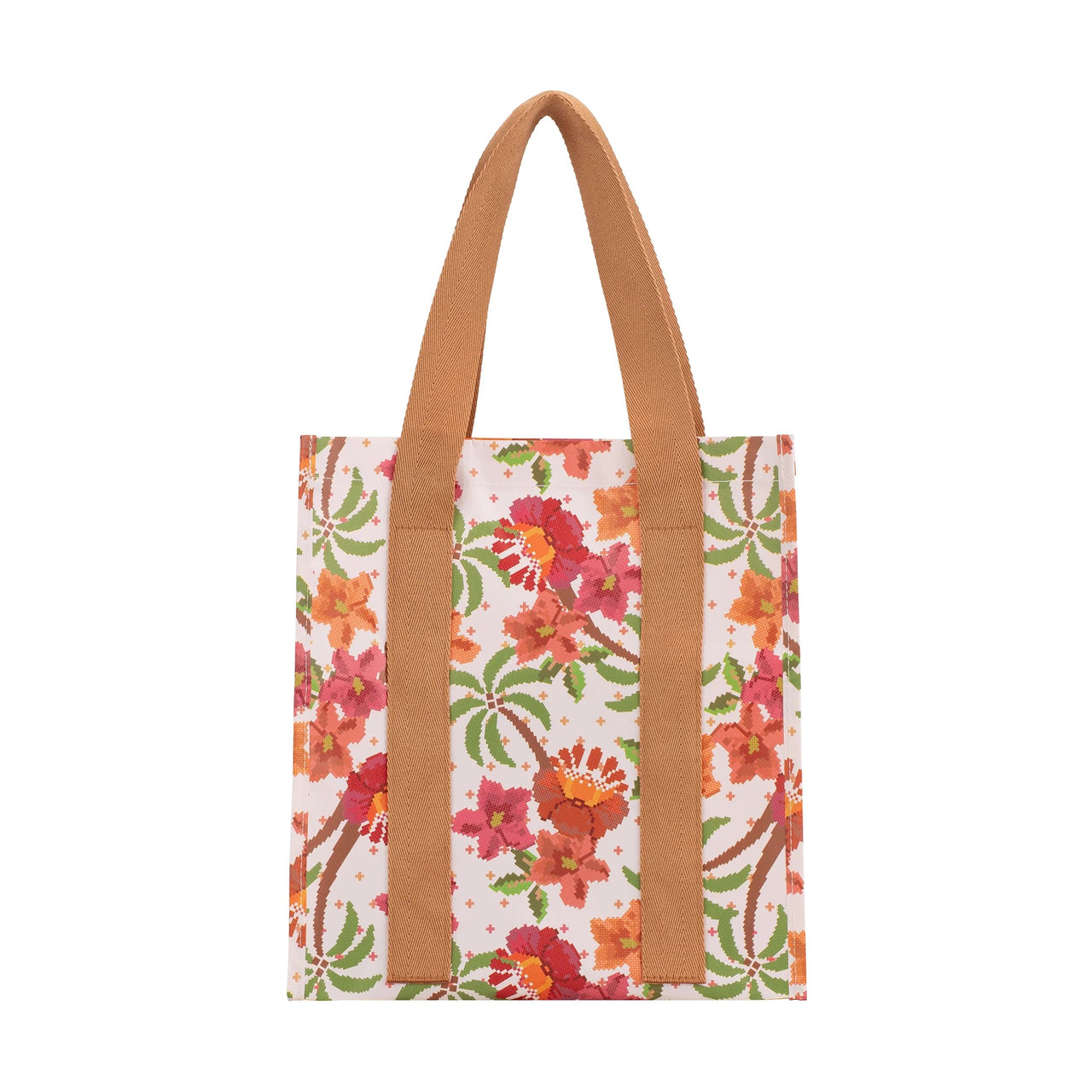 Market Bag | Hibiscus Retreat by Kollab. Australian Art Prints, Gifts, Fashion and Homewares. Green Door Decor. www.greendoordecor.com.au