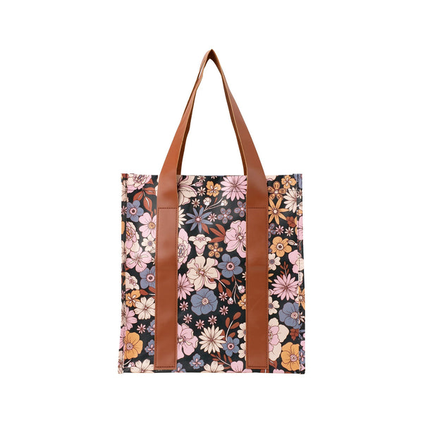 Market Bag | Lilac Fields by Kollab. Australian Art Prints and Homewares. Green Door Decor. www.greendoordecor.com.au