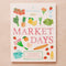 Market Days | Colouring & Stickers Book by Zoe De Las Cases. Australian Art Prints, Gifts, Fashion and Homewares. Green Door Decor. www.greendoordecor.com.au