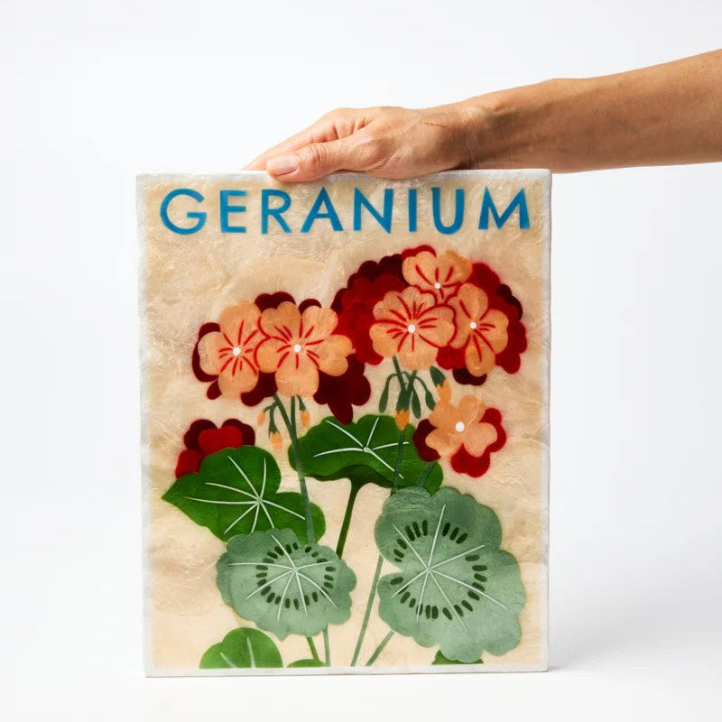 Market Wall Art | Geranium by Jones and Co. Australian Art Prints, Gifts, Fashion and Homewares. Green Door Decor. www.greendoordecor.com.au