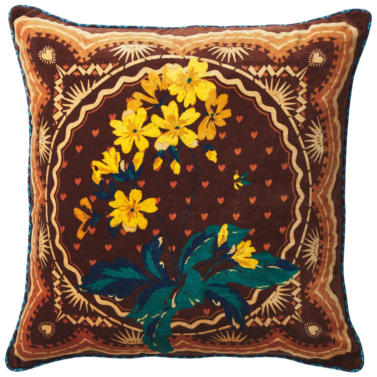 'Marnie' Velvet Cushion | Umber by Sage and Clare. Australian Art Prints, Gifts, Fashion and Homewares. Green Door Decor. www.greendoordecor.com.au