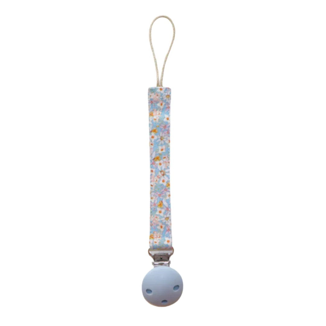 Jellystone Designs X May Gibbs | Dummy Clip - Soft Blue by Jellystone Designs. Australian Art Prints, Gifts, Fashion and Homewares. Green Door Decor. www.greendoordecor.com.au