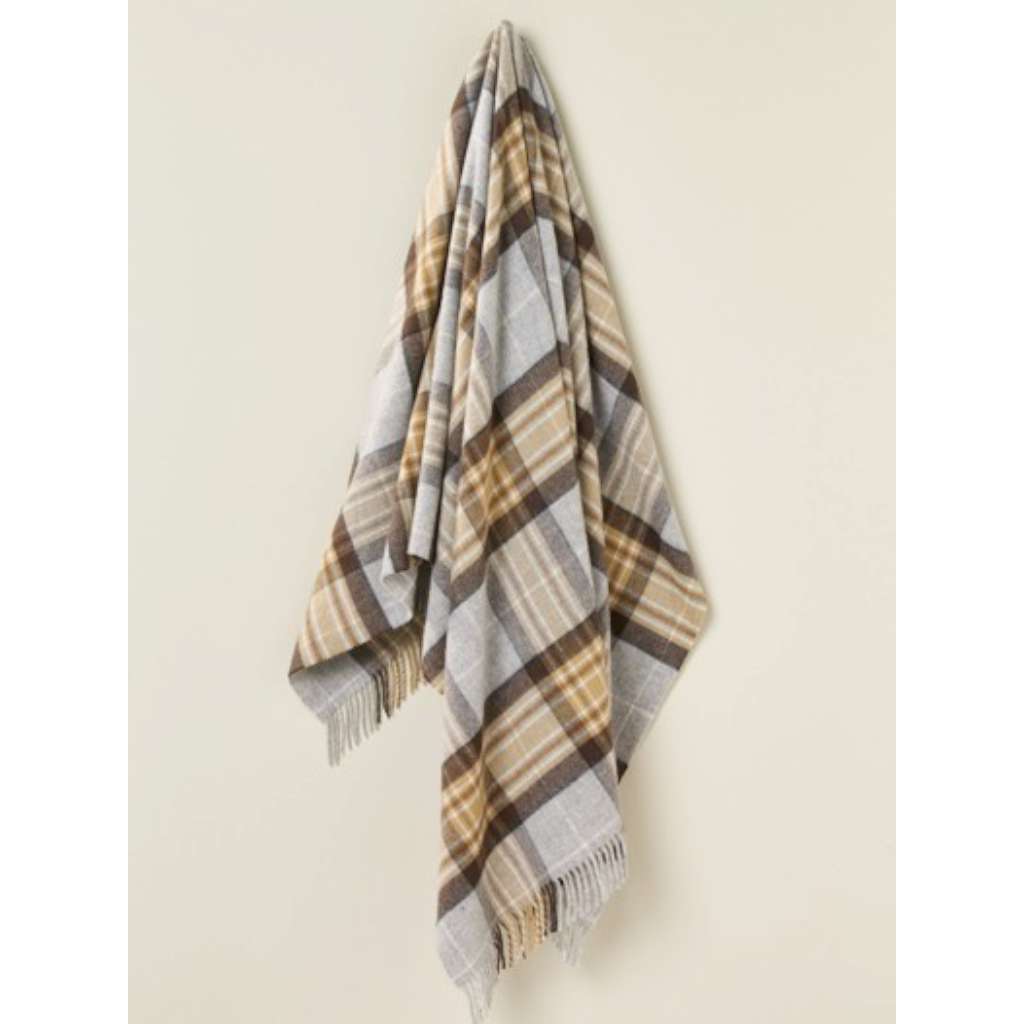 Bronte by Moon -  McKellar Tartan Merino Throw. Australian Art Prints and Homewares. Green Door Decor. www.greendoordecor.com.au