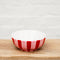 Noss Ceramic Medium Bowl | Pink & Red Stripe by Noss & Co. Australian Art Prints and Homewares. Green Door Decor. www.greendoordecor.com.au