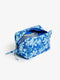 Violet Medium Toiletry Bag | Blue Floral by Bonnie and Neil. Australian Art Prints, Fashion and Homewares. Green Door Decor. www.greendoordecor.com.au