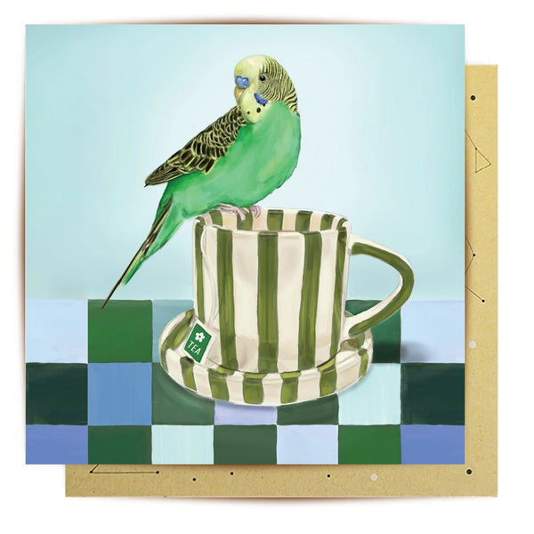 Greeting Card | Melbourne Breakfast by La La Land. Australian Art Prints, Gifts, Fashion and Homewares. Green Door Decor. www.greendoordecor.com.au