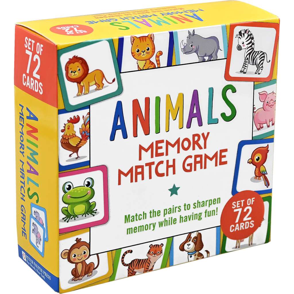 Memory Match Game | Animals by Peter Pauper Press. Australian Art Prints, Gifts, Fashion and Homewares. Green Door Decor. www.greendoordecor.com.au