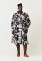 Mera Shirt Dress | Hydrangea Greyscale by Nancybird. Australian Art Prints, Gifts, Fashion and Homewares. Green Door Decor. www.greendoordecor.com.au