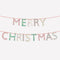 Meri Meri X Liberty | Merry Christmas Garland by Meri Meri. Australian Art Prints and Homewares. Green Door Decor. www.greendoordecor.com.au
