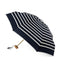 Micro Umbrella | Pablo - Striped Navy & White Stripes by French Bazaar. Australian Art Prints and Homewares. Green Door Decor. www.greendoordecor.com.au