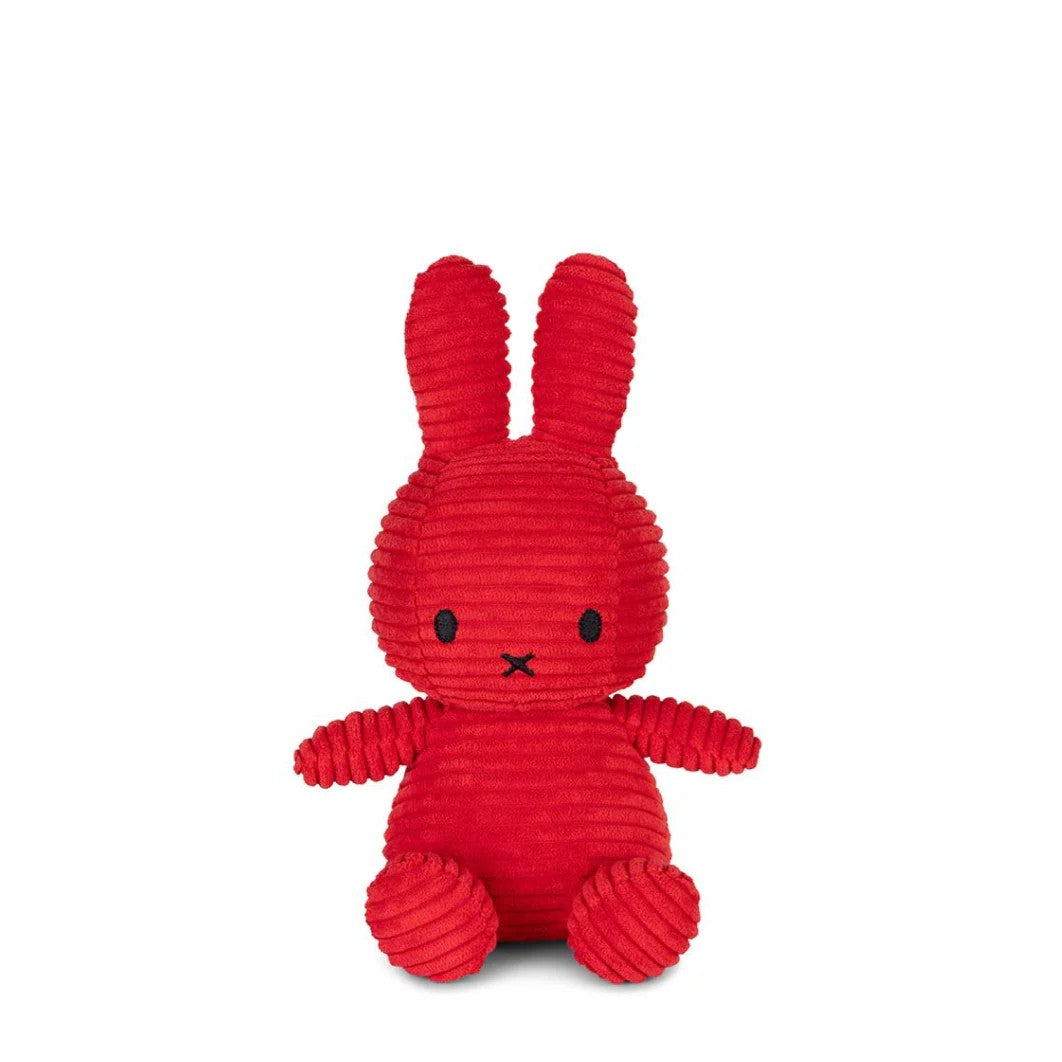 Miffy Bunny | Corduroy Red (23cm). Australian Art Prints and Homewares. Green Door Decor. www.greendoordecor.com.au