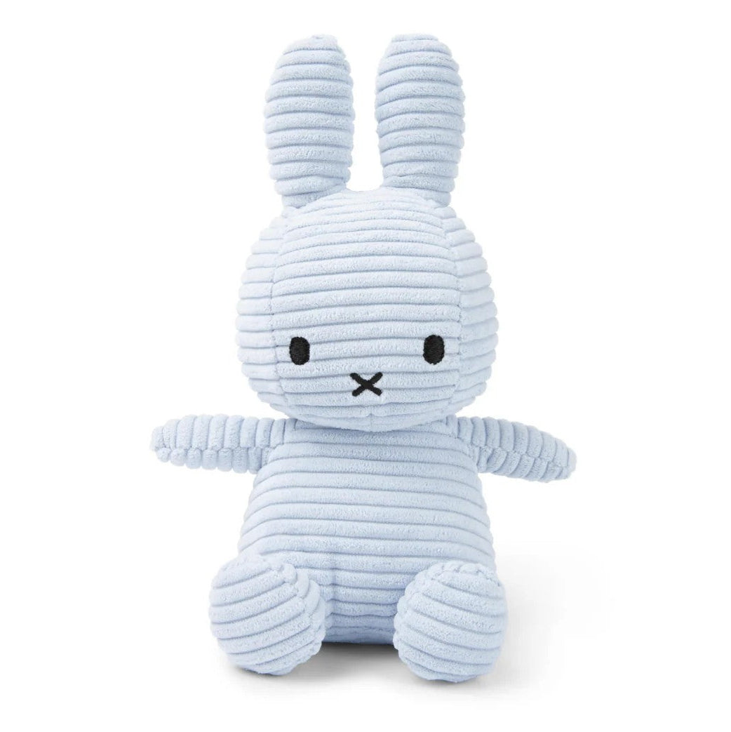 Miffy Bunny | Corduroy Ice Blue (23cm). Australian Art Prints, Gifts, Fashion and Homewares. Green Door Decor. www.greendoordecor.com.au