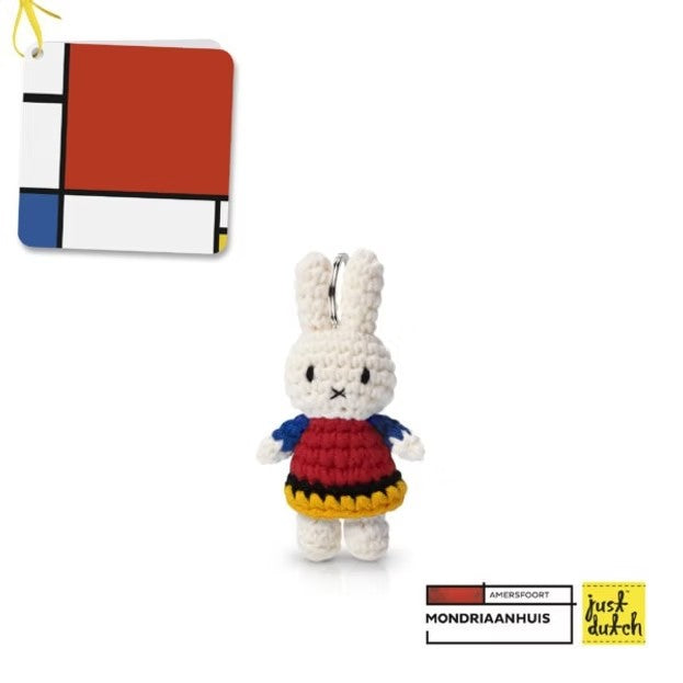 Miffy Handmade Key Hanger | Mondrian | Green Door Decor. Australian Art Prints, Gifts, Fashion and Homewares. Green Door Decor. www.greendoordecor.com.au
