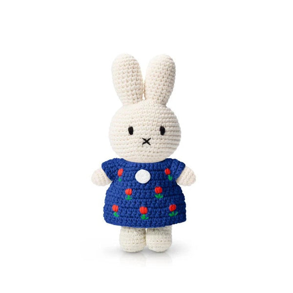 Miffy Handmade and her Blue Tulip Dress. Australian Art Prints, Gifts, Fashion and Homewares. Green Door Decor. www.greendoordecor.com.au
