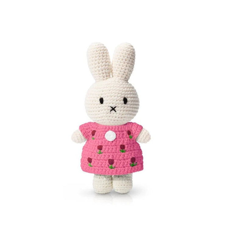 Miffy Handmade and her Pink Tulip Dress. Australian Art Prints, Gifts, Fashion and Homewares. Green Door Decor. www.greendoordecor.com.au