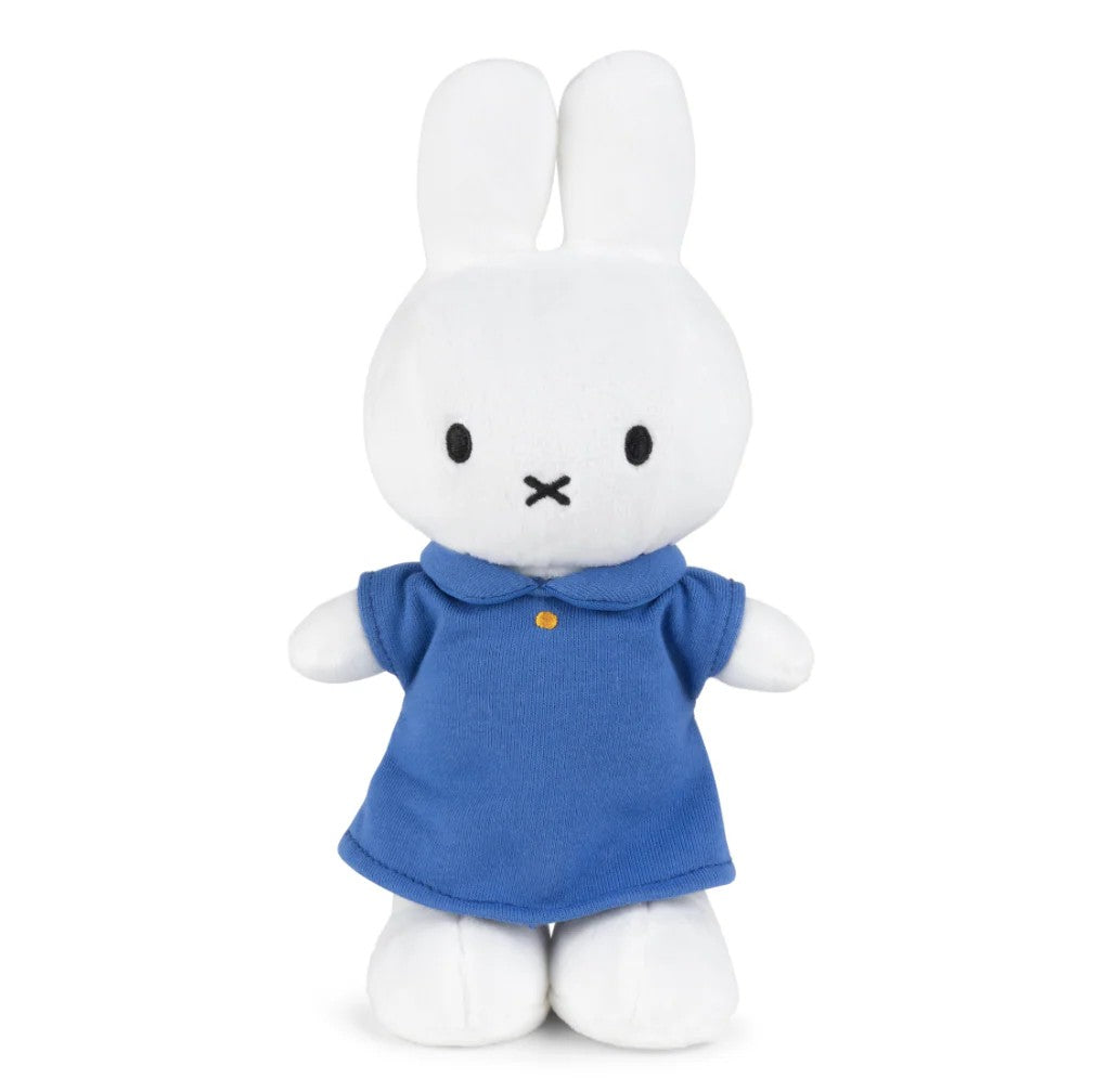 Miffy Standing Blue Dress (24cm). Australian Art Prints and Homewares. Green Door Decor. www.greendoordecor.com.au