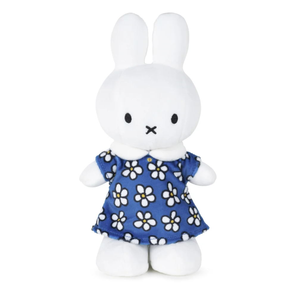 Miffy Standing Flower Dress (24cm). Australian Art Prints and Homewares. Green Door Decor. www.greendoordecor.com.au
