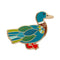 Mighty Mallard Enamel Pin | Erstwilder x Jocelyn Proust by Erstwilder. Australian Art Prints and Homewares. Green Door Decor. www.greendoordecor.com.au