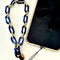 Mila Chain Phone Charm | Navy by Salty Safari by Noosa Living. Australian Art Prints and Homewares. Green Door Decor. www.greendoordecor.com.au