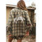 'Military Check' Boyfriend Button Up | FAR MER. by Whitney by Whitney Spicer Art. Australian Art Prints, Gifts, Fashion and Homewares. Green Door Decor. www.greendoordecor.com.au