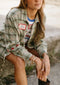 'Military Check' Boyfriend Button Up | FAR MER. by Whitney by Whitney Spicer Art. Australian Art Prints, Gifts, Fashion and Homewares. Green Door Decor. www.greendoordecor.com.au