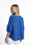 Millie Top | Royal Blue by Humidity Lifestyle. Australian Art Prints and Homewares. Green Door Decor. www.greendoordecor.com.au