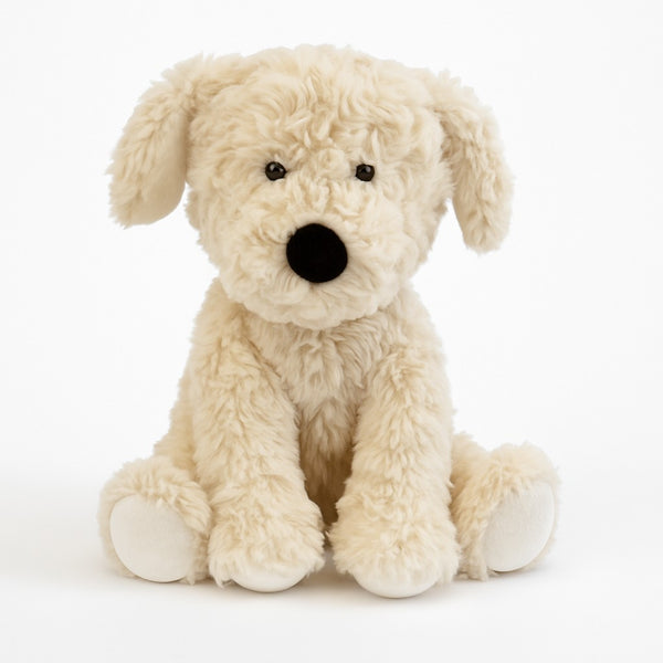 Milo the Puppy | Soft Toy by Lily & George. Australian Art Prints, Gifts, Fashion and Homewares. Green Door Decor. www.greendoordecor.com.au