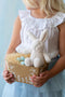 Mini Bonnie Bunny Rattle by Nana Huchy. Australian Art Prints, Fashion and Homewares. Green Door Decor. www.greendoordecor.com.au