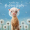 Mini Greeting Card | Birthday Wishes Lamb by La La Land. Australian Art Prints and Homewares. Green Door Decor. www.greendoordecor.com.au
