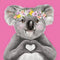 Mini Greeting Card | Heart Koala Girl by La La Land. Australian Art Prints, Gifts, Fashion and Homewares. Green Door Decor. www.greendoordecor.com.au