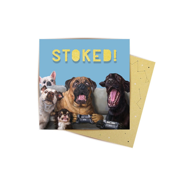 Mini Greeting Card | Stoked by La La Land. Australian Art Prints, Gifts, Fashion and Homewares. Green Door Decor. www.greendoordecor.com.au