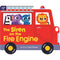 Mini Me | Shaped Board Book | The Siren on the Fire Engine by Lake Press. Australian Art Prints, Gifts, Fashion and Homewares. Green Door Decor. www.greendoordecor.com.au