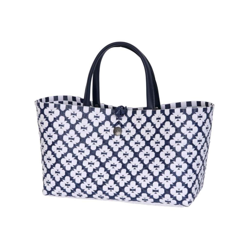 'Mini Motif' Bag | Navy/White by Handed By. Australian Art Prints and Homewares. Green Door Decor. www.greendoordecor.com.au